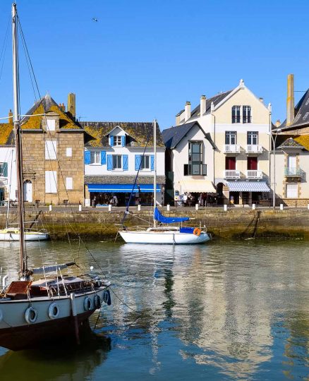 Hafen von Le Croisic in Frankreich