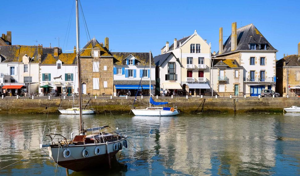 Hafen von Le Croisic in Frankreich